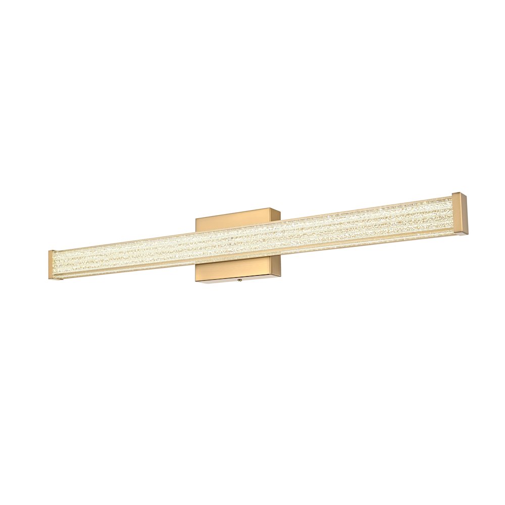Jaxx 31 Inch Led Wall Sconce In Satin Gold. Picture 5
