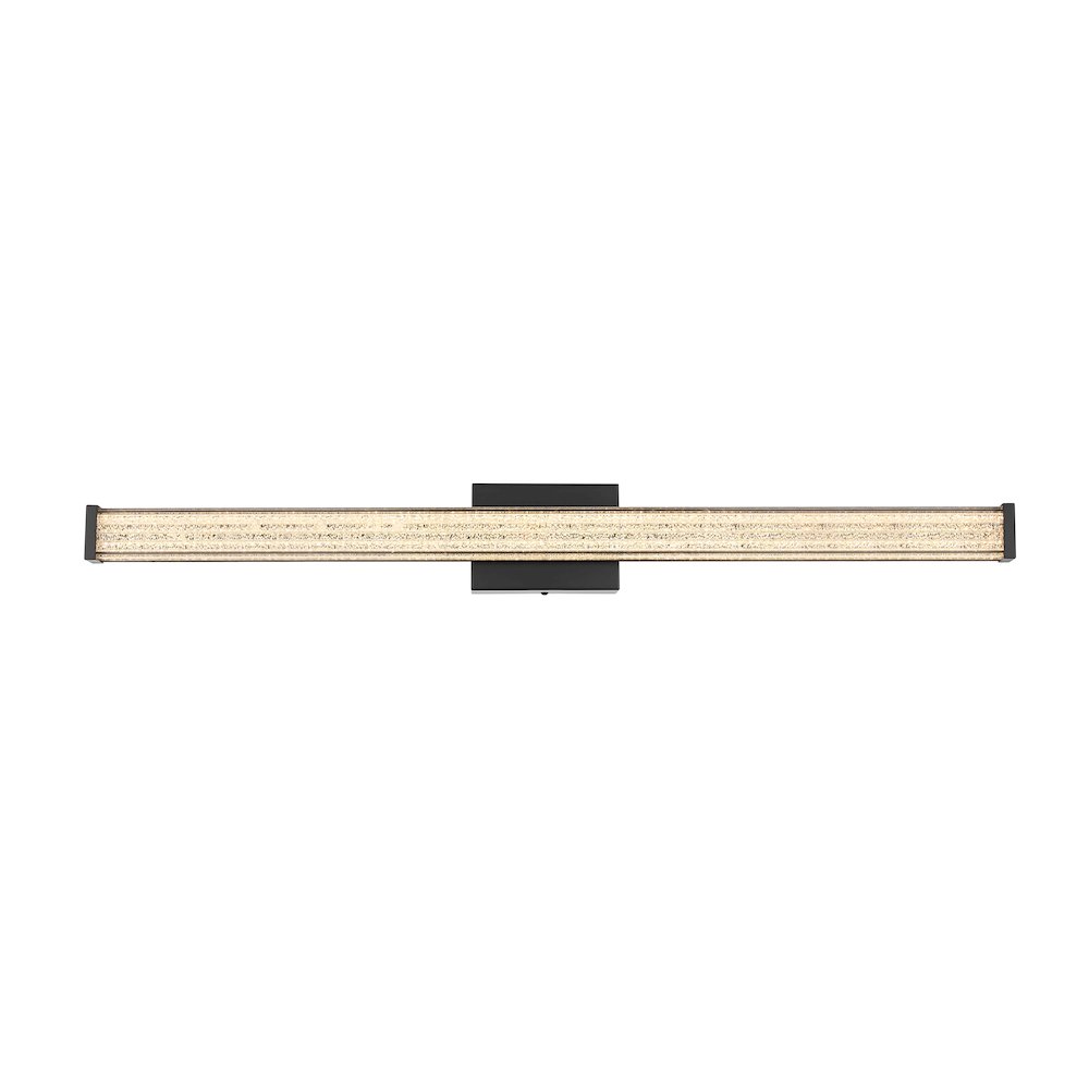Jaxx 36 Inch Led Wall Sconce In Black. Picture 1
