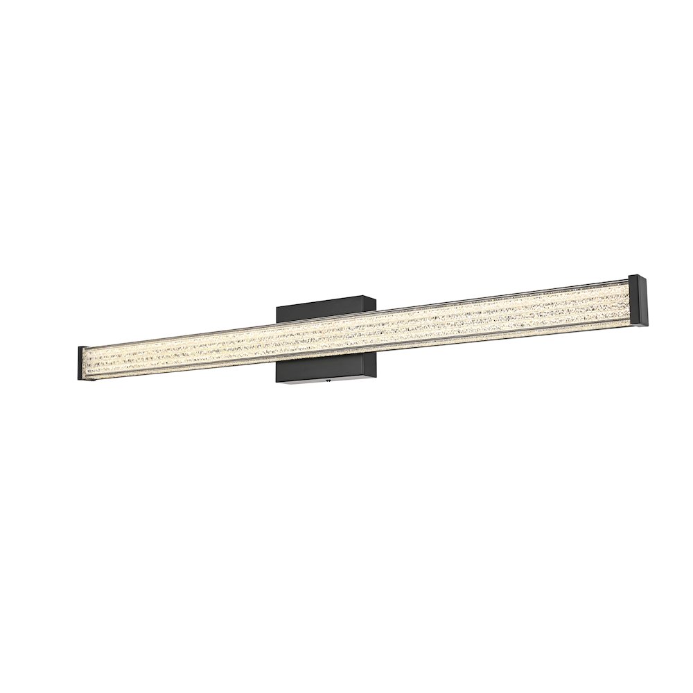 Jaxx 36 Inch Led Wall Sconce In Black. Picture 3