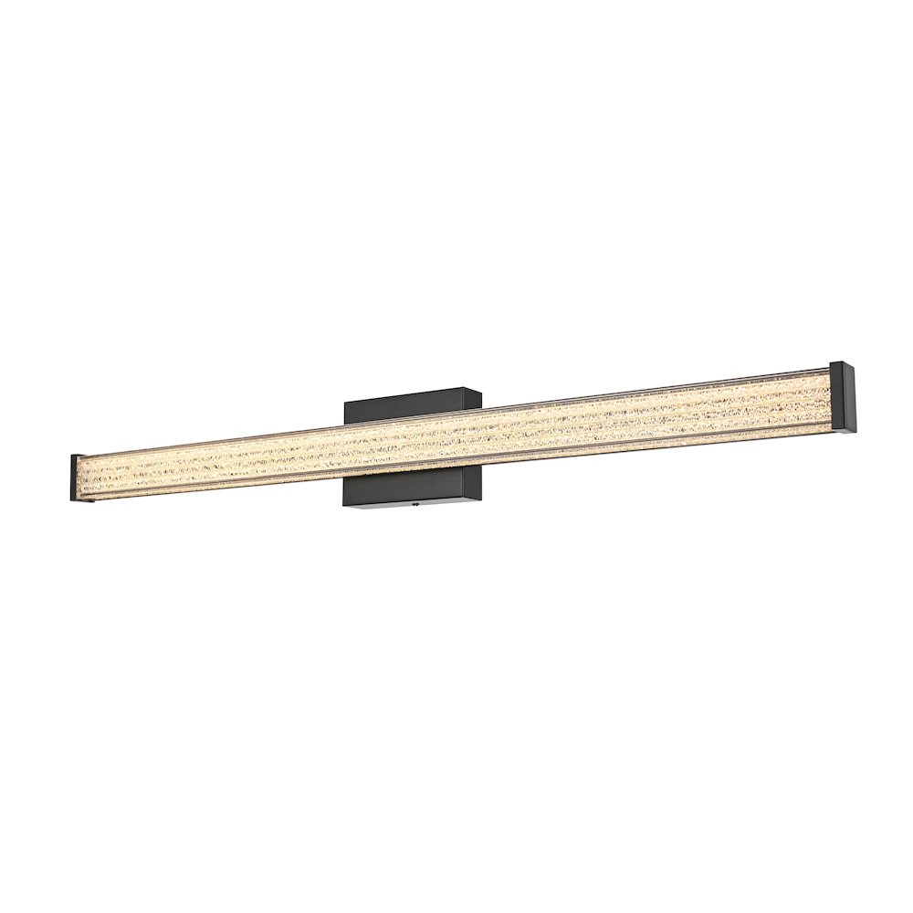 Jaxx 36 Inch Led Wall Sconce In Black. Picture 4