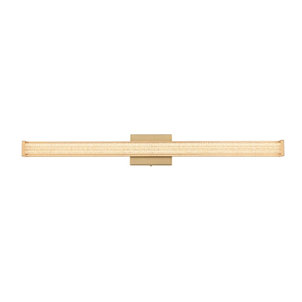 Jaxx 36 Inch Led Wall Sconce In Satin Gold. Picture 1