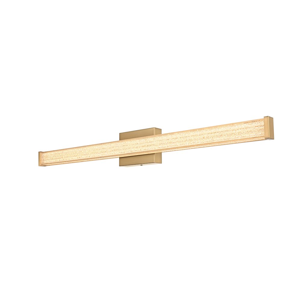 Jaxx 36 Inch Led Wall Sconce In Satin Gold. Picture 4