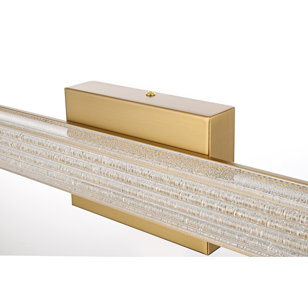Jaxx 36 Inch Led Wall Sconce In Satin Gold. Picture 6