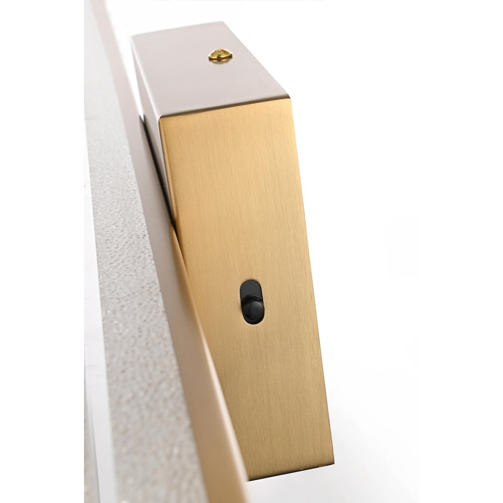 Jaxx 36 Inch Led Wall Sconce In Satin Gold. Picture 7