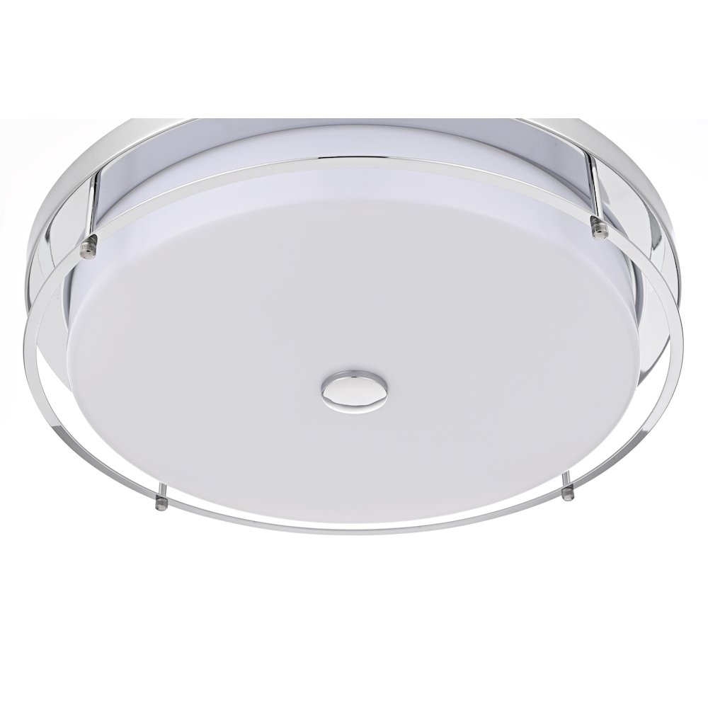 Kolson 20 Inch Led Flush Mount In Chrome. Picture 4