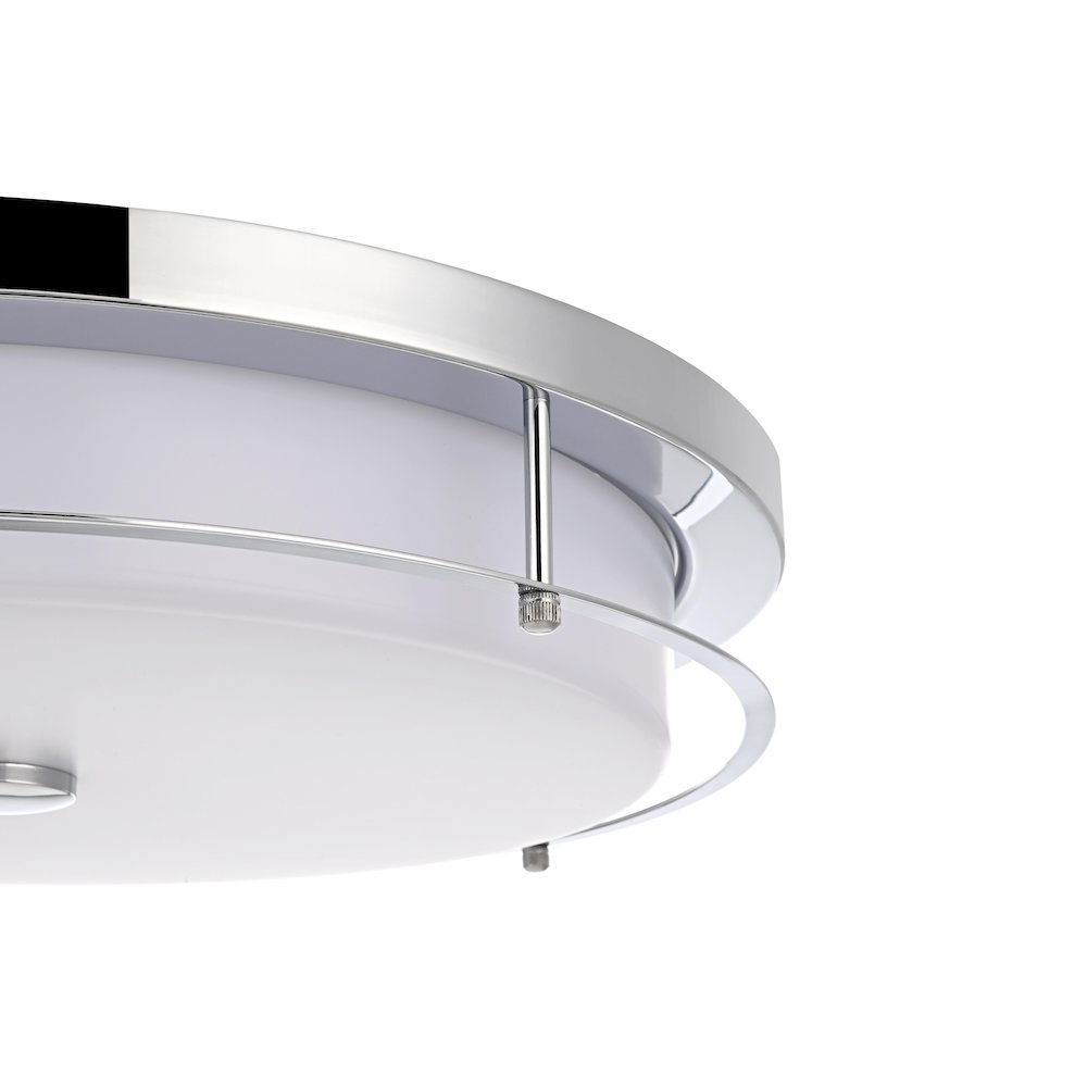 Kolson 20 Inch Led Flush Mount In Chrome. Picture 6