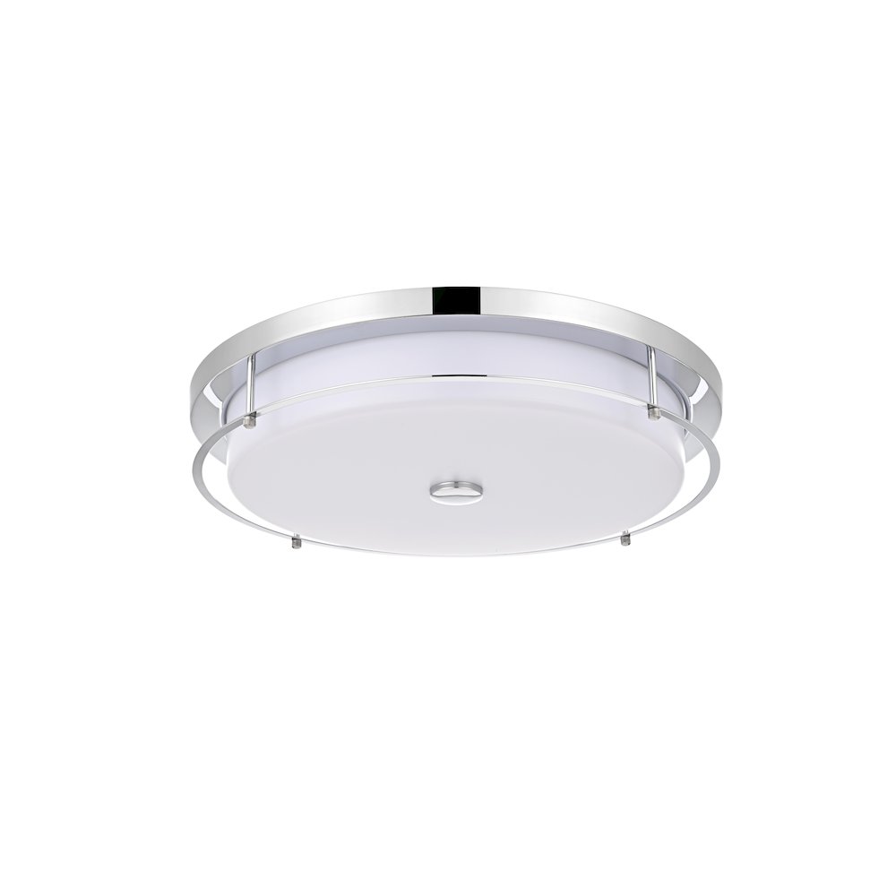 Kolson 20 Inch Led Flush Mount In Chrome. Picture 7
