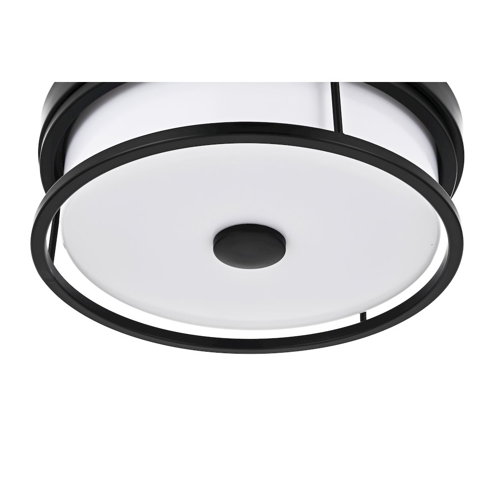 Kolson 12 Inch Led Flush Mount In Black. Picture 4