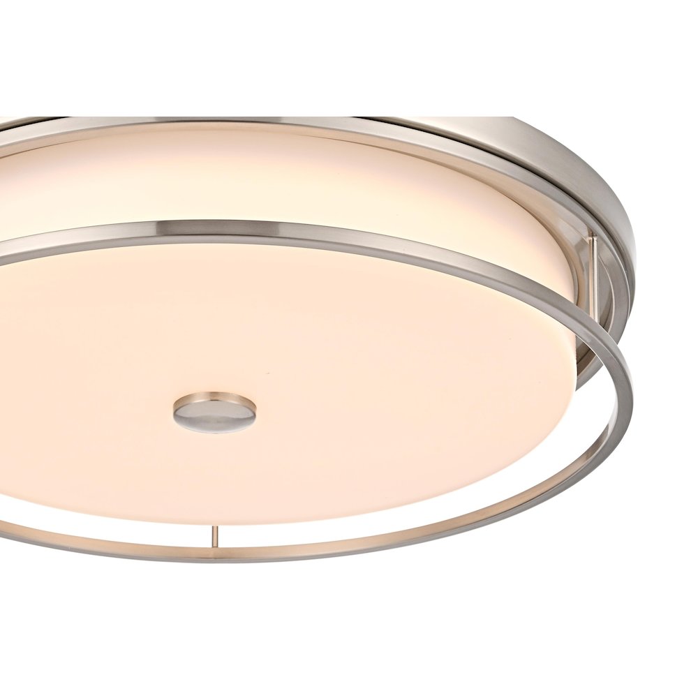 Kolson 20 Inch Led Flush Mount In Polished Nickel. Picture 5
