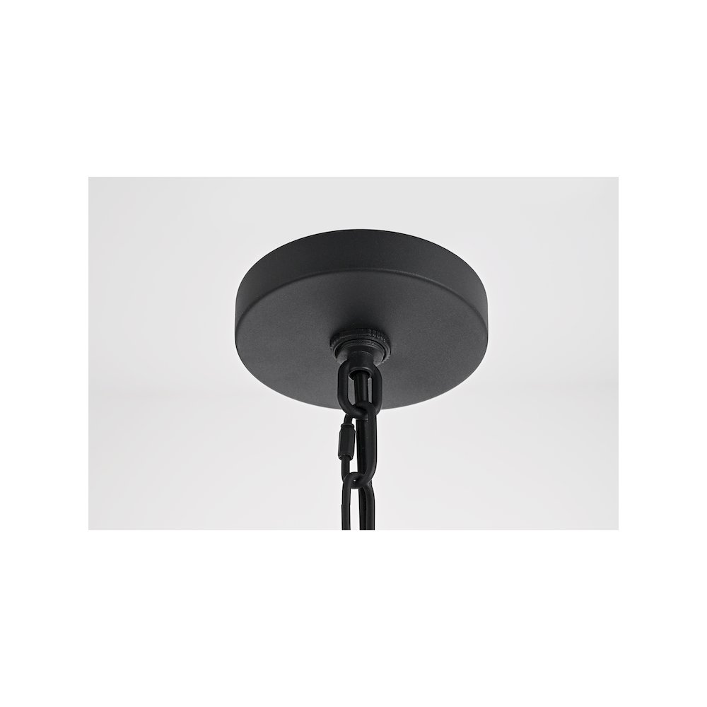 Gage 12 inch Latern Pendant in Weathered White and Black. Picture 6