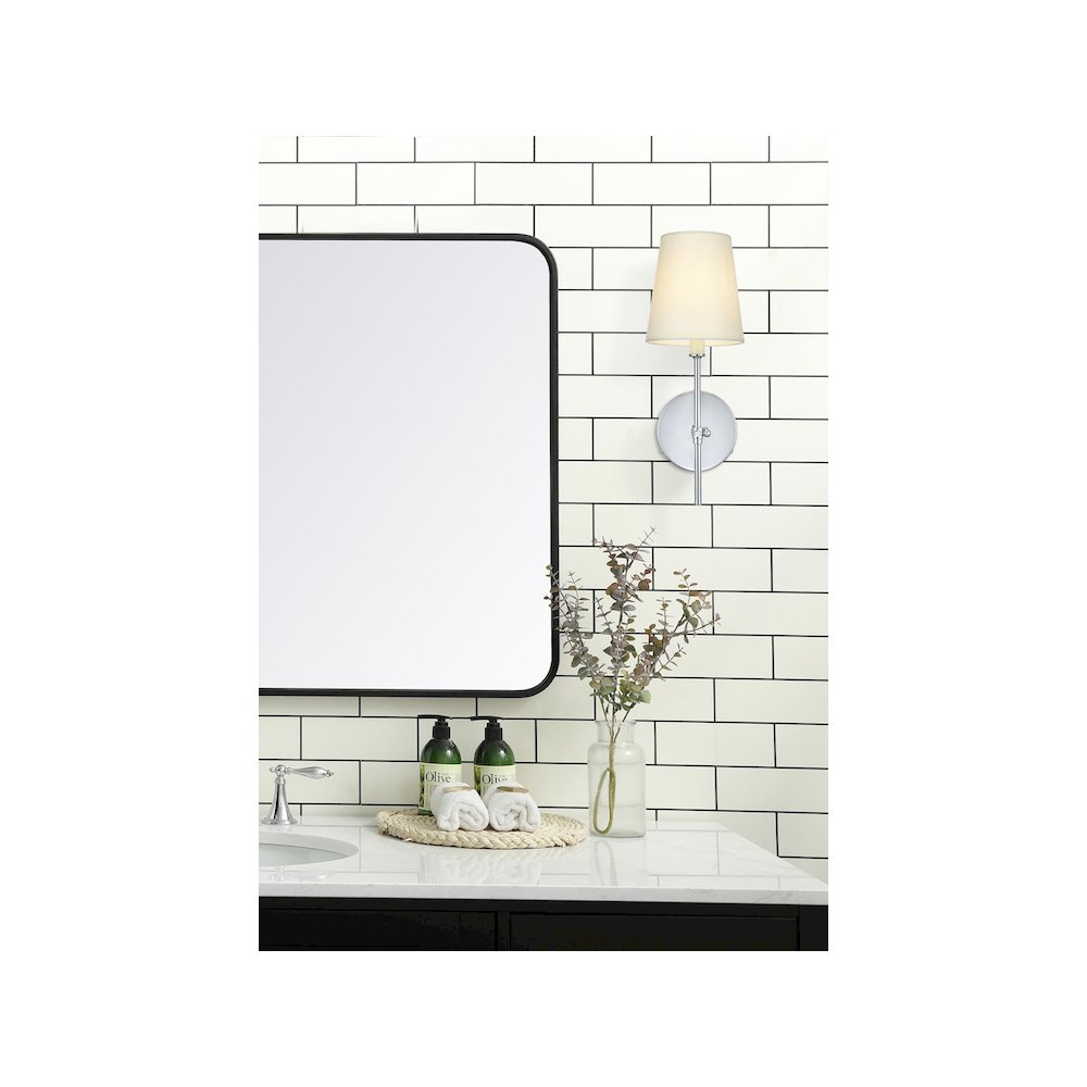 Mel 5.5 inch Wall Sconce in Chrome. Picture 2