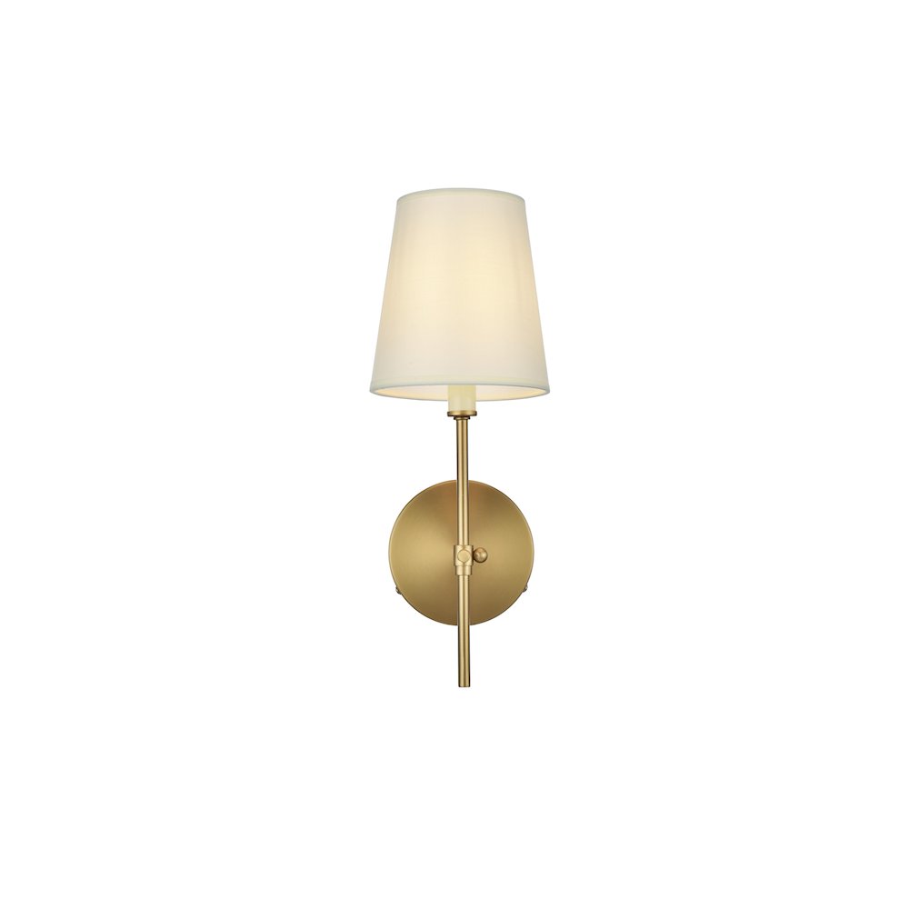 Mel 5.5 inch Wall Sconce in Satin Gold. Picture 1