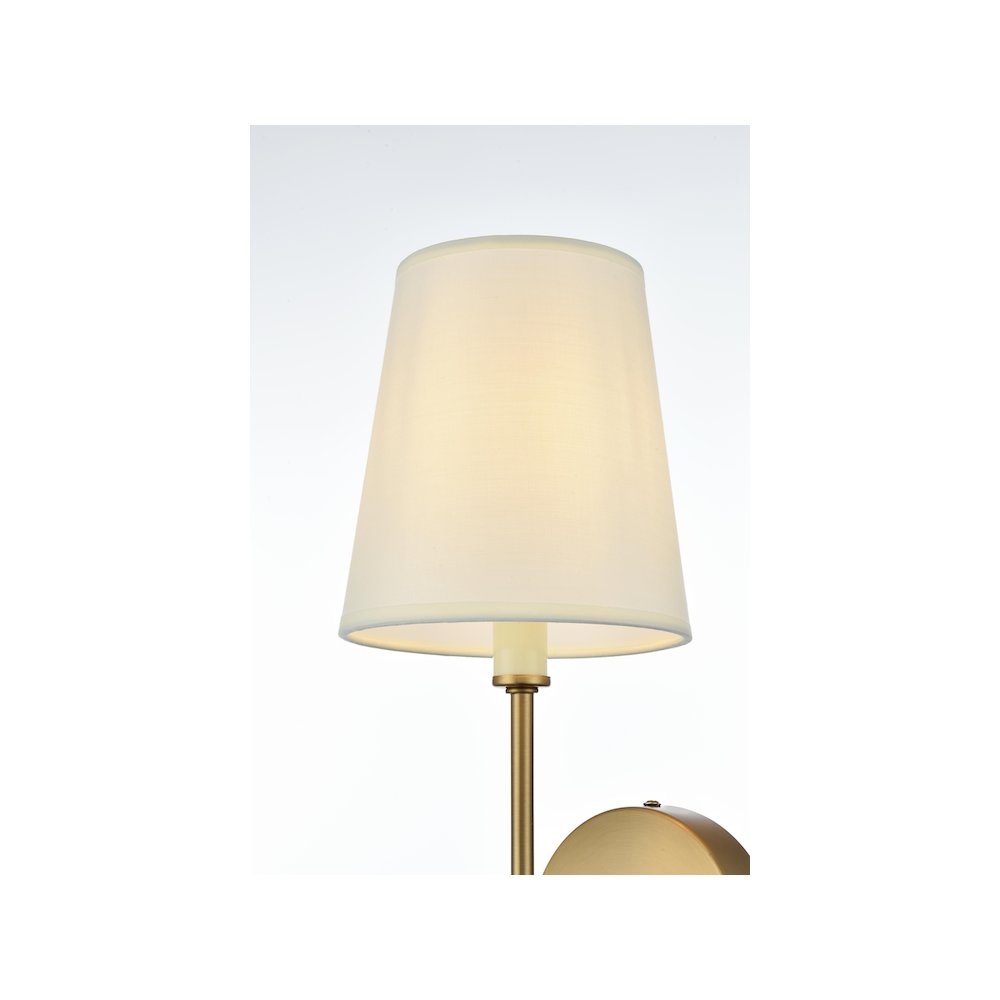 Mel 5.5 inch Wall Sconce in Satin Gold. Picture 4