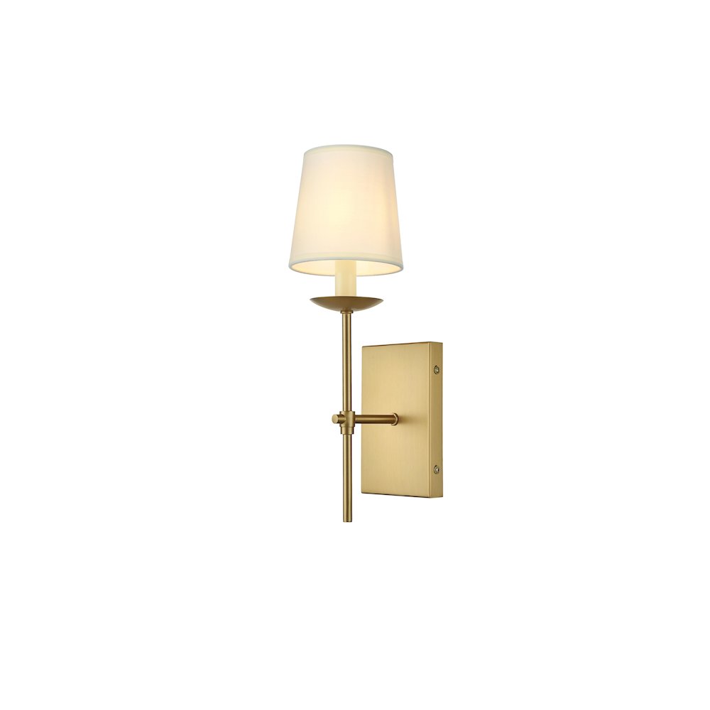 Eclipse 4.5 inch Wall Sconce in Satin Gold. Picture 3