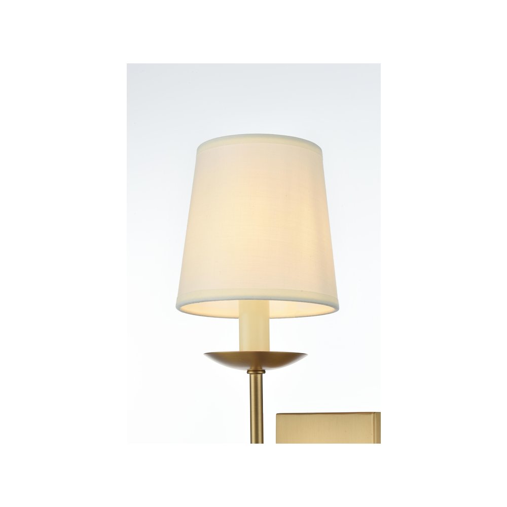 Eclipse 4.5 inch Wall Sconce in Satin Gold. Picture 4
