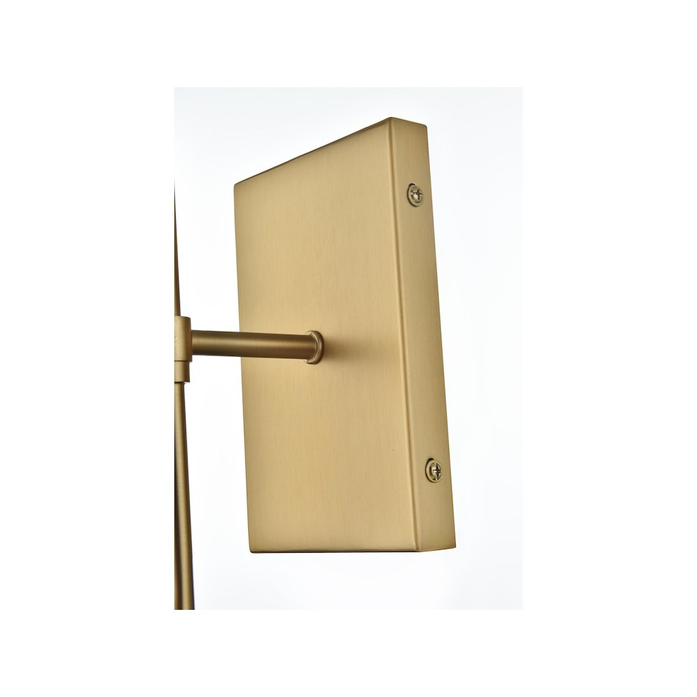 Eclipse 4.5 inch Wall Sconce in Satin Gold. Picture 5