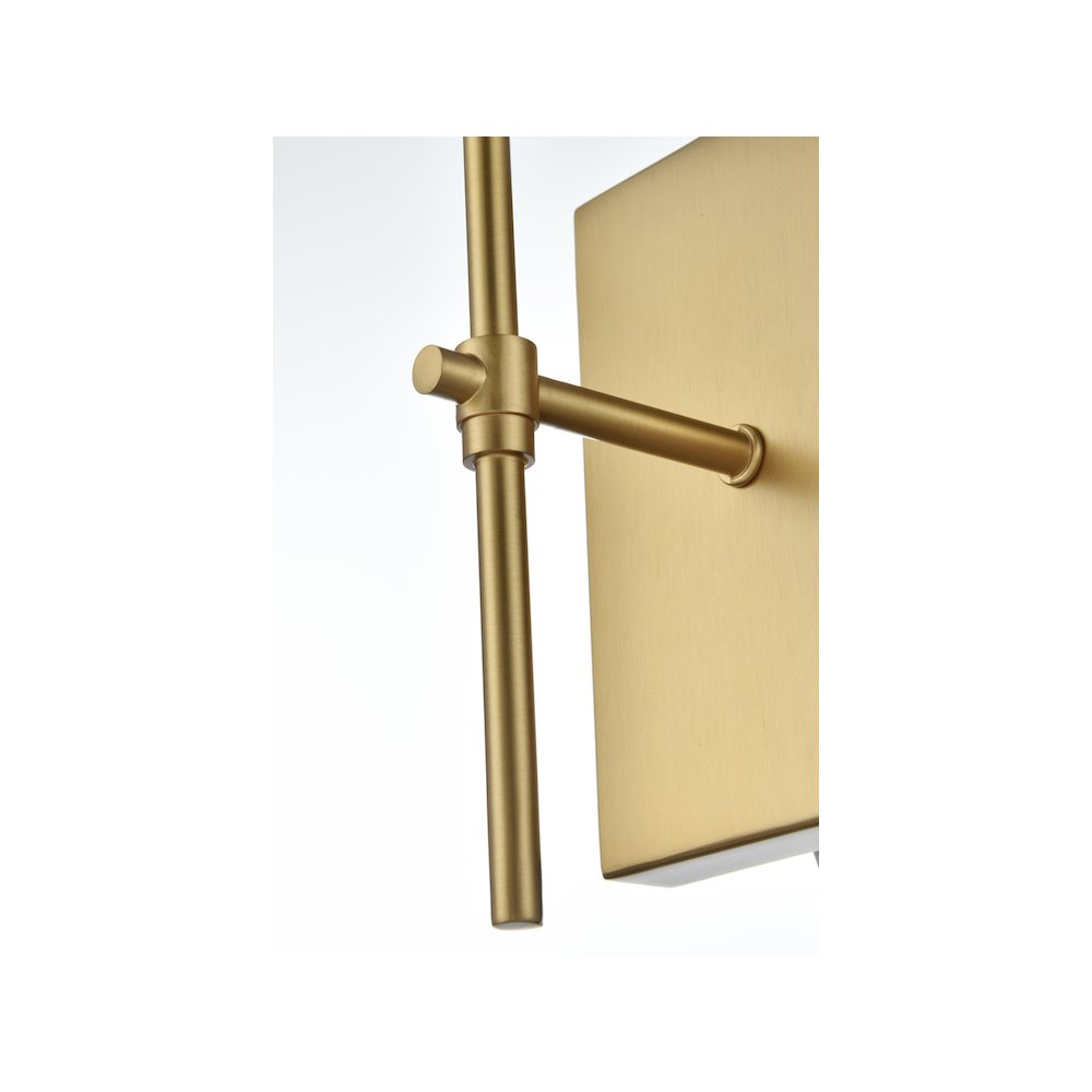 Eclipse 4.5 inch Wall Sconce in Satin Gold. Picture 6