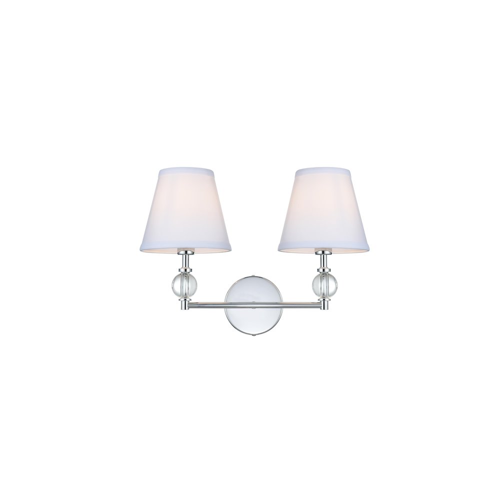 Bethany 17 inch Wall Sconce in Chrome. Picture 1