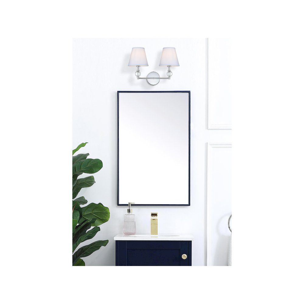 Bethany 17 inch Wall Sconce in Chrome. Picture 2