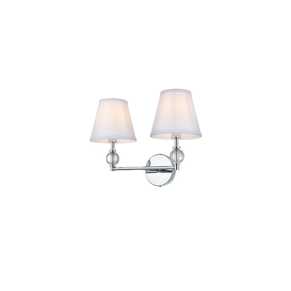 Bethany 17 inch Wall Sconce in Chrome. Picture 3