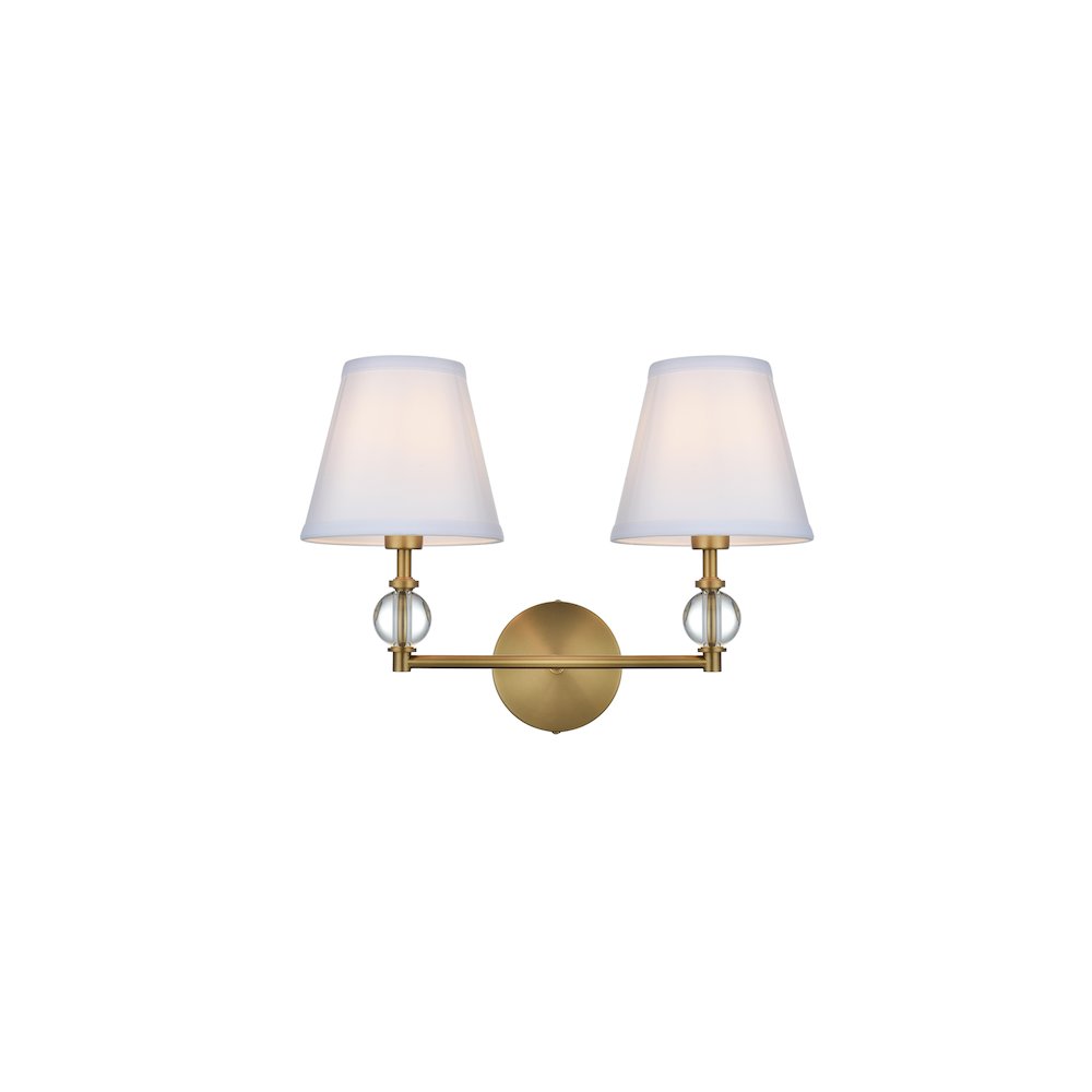 Bethany 17 inch Wall Sconce in Satin Gold. Picture 1