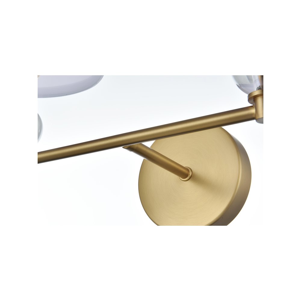 Bethany 17 inch Wall Sconce in Satin Gold. Picture 6