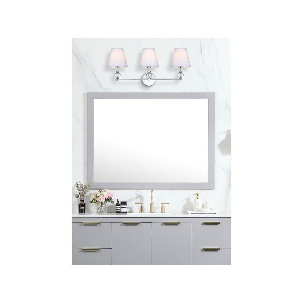 Bethany 27 inch Wall Sconce in Chrome. Picture 2