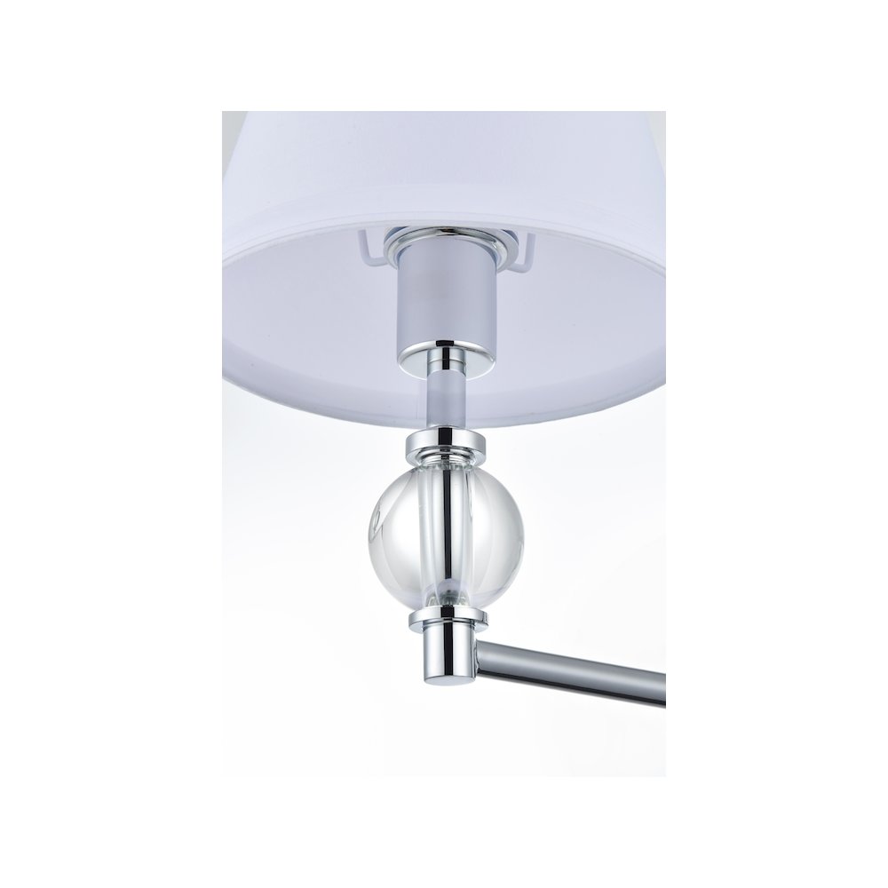 Bethany 27 inch Wall Sconce in Chrome. Picture 5