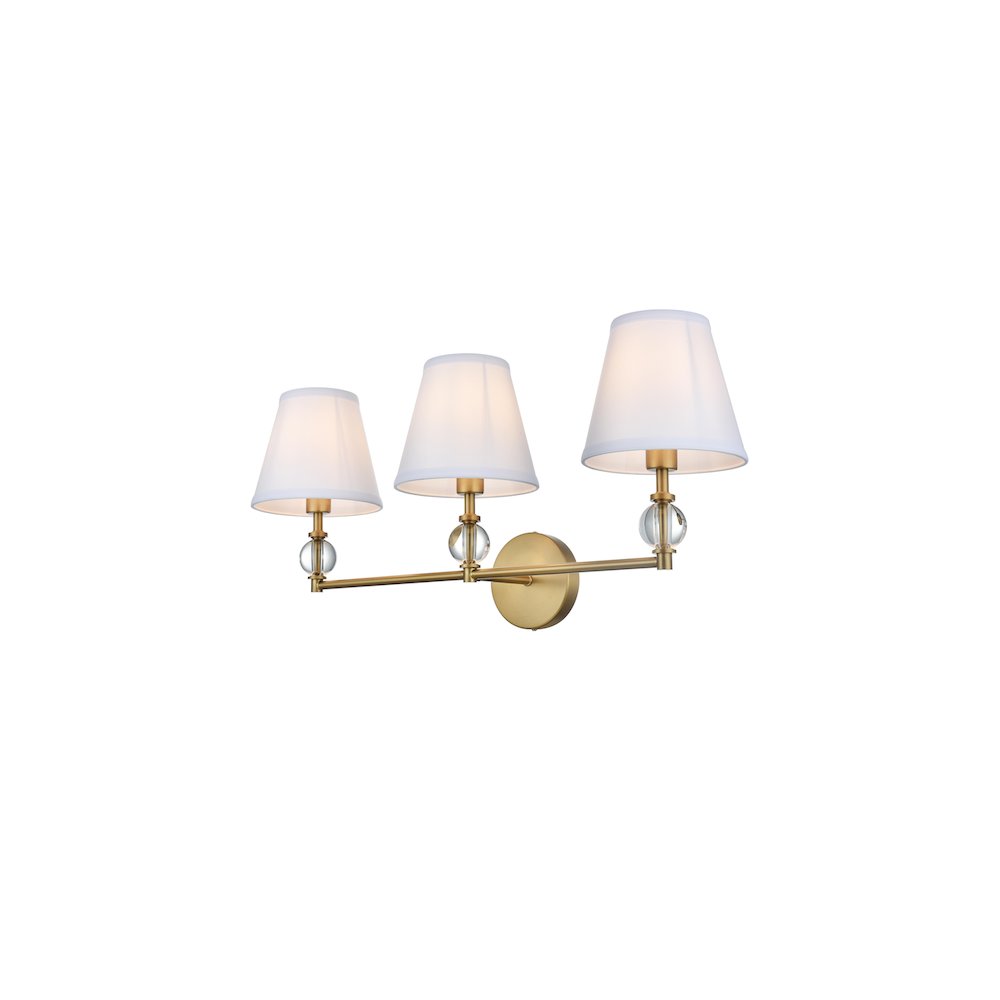 Bethany 27 inch Wall Sconce in Satin Gold. Picture 3