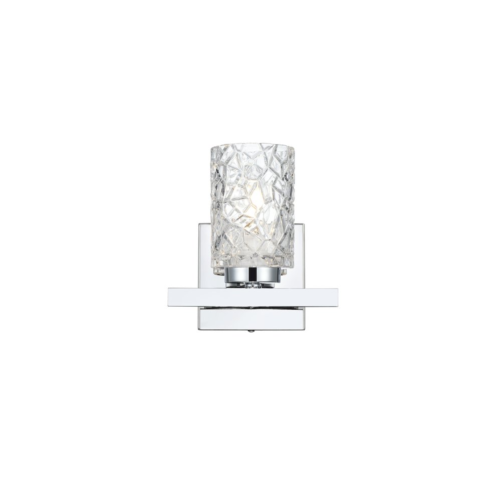 Cassie 7 inch Wall Sconce in Chrome. Picture 1