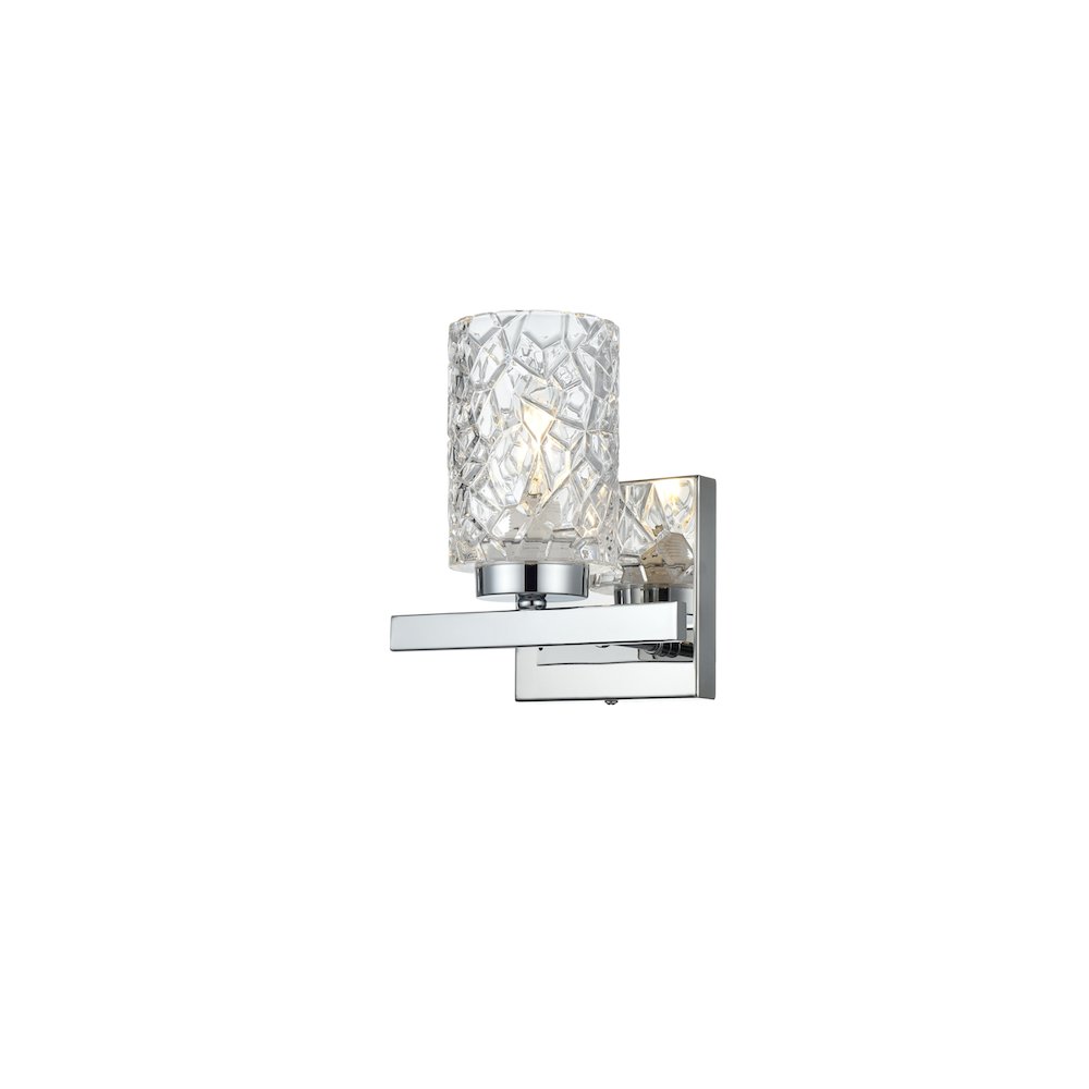 Cassie 7 inch Wall Sconce in Chrome. Picture 3