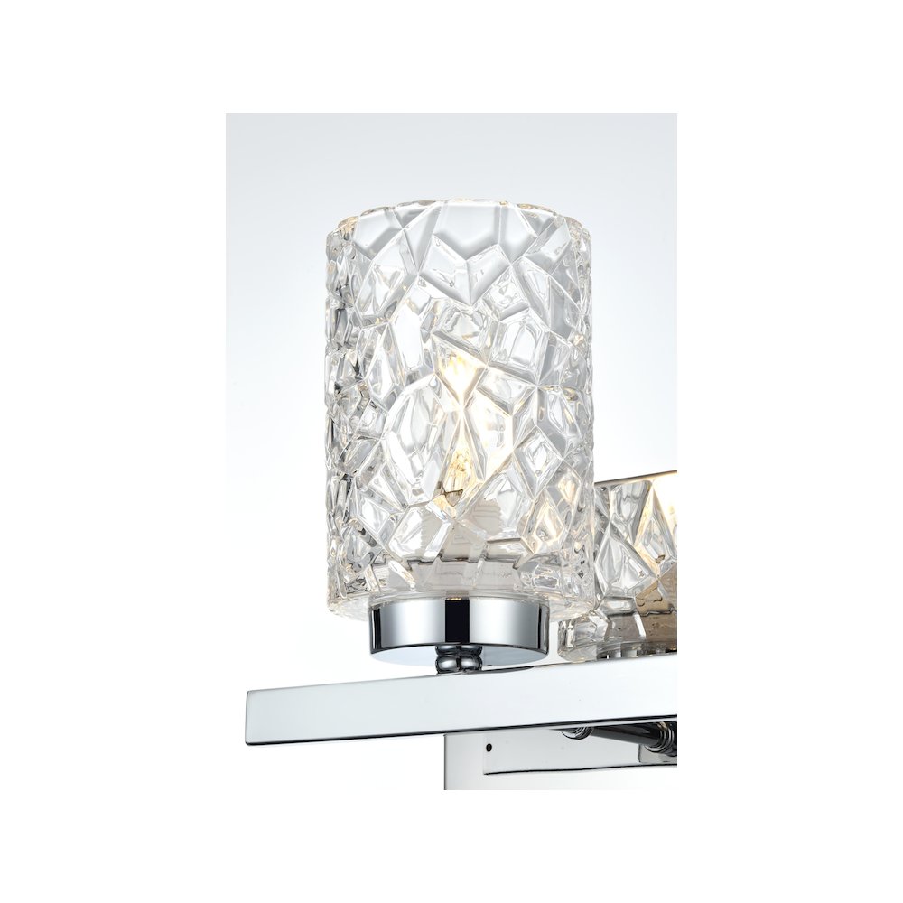 Cassie 7 inch Wall Sconce in Chrome. Picture 4