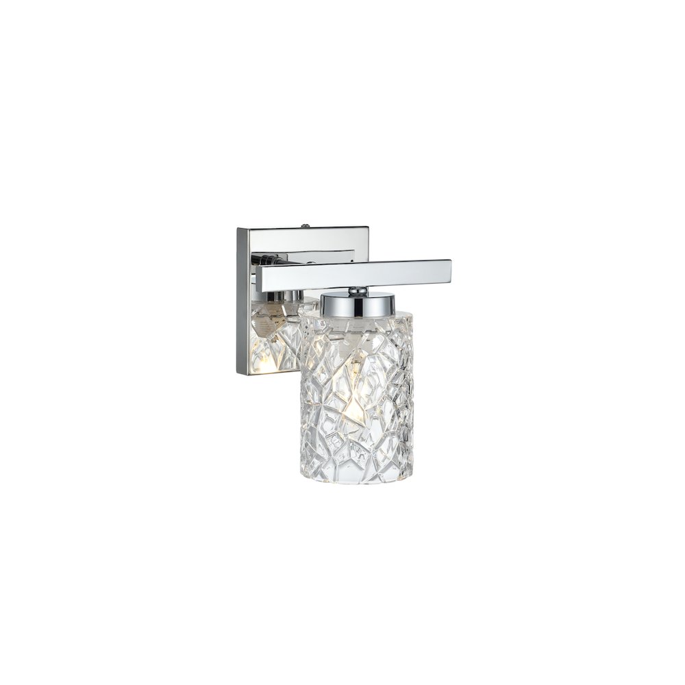 Cassie 7 inch Wall Sconce in Chrome. Picture 8