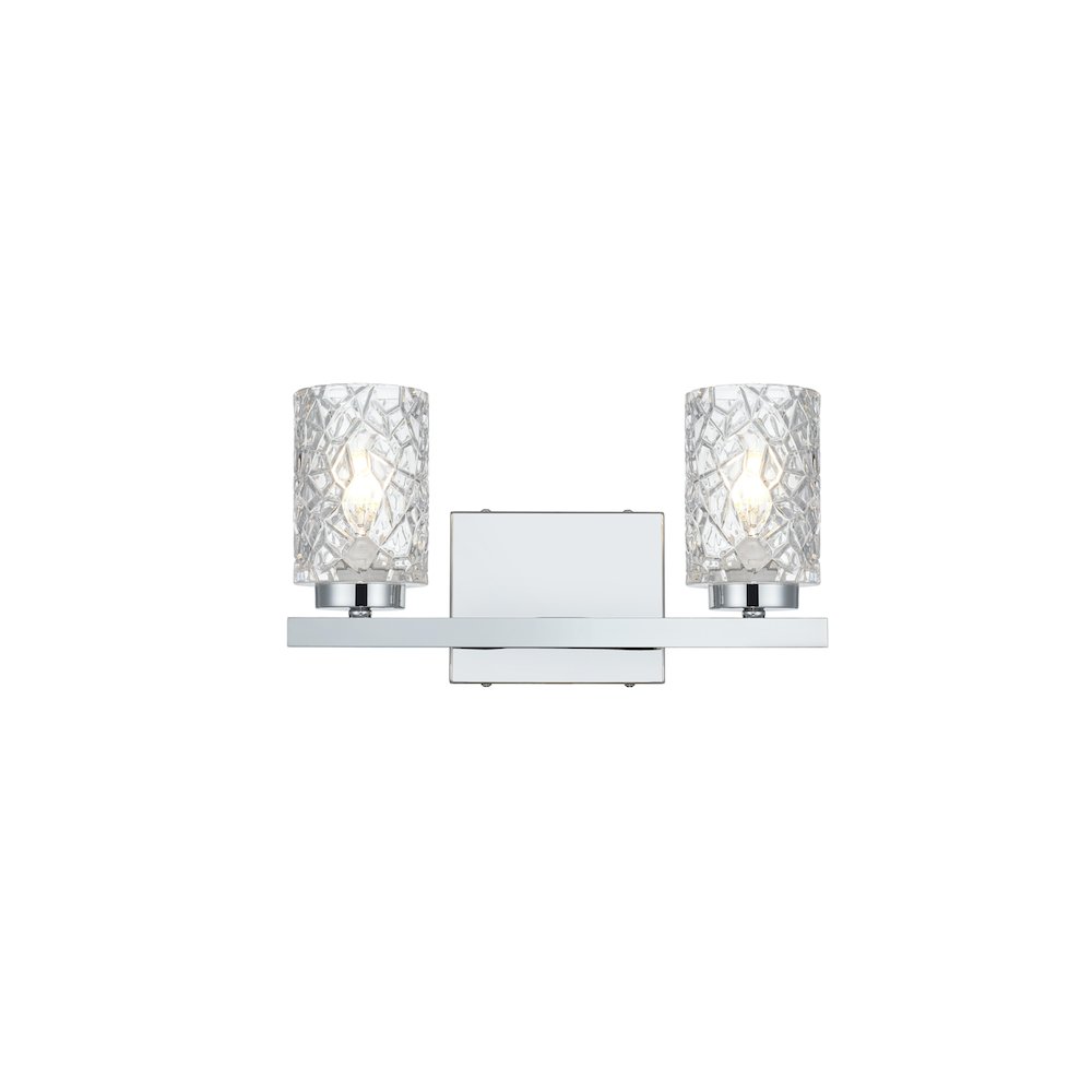 Cassie 14 inch Wall Sconce in Chrome. Picture 1