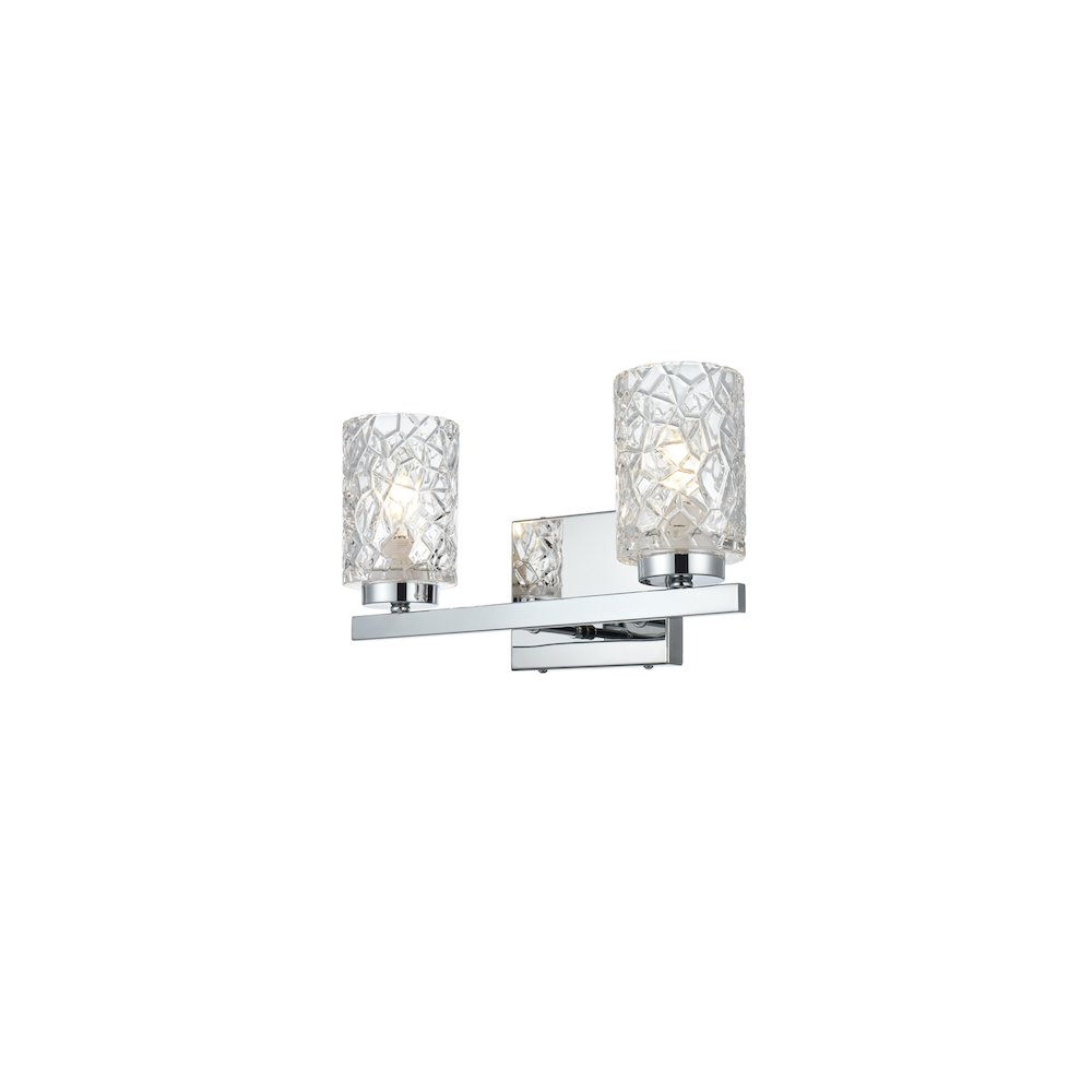 Cassie 14 inch Wall Sconce in Chrome. Picture 3
