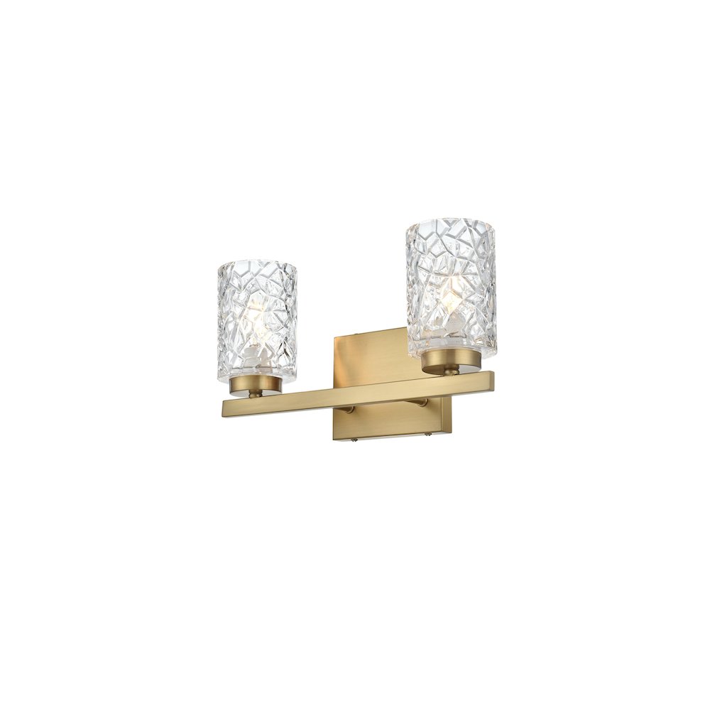 Cassie 14 inch Wall Sconce in Satin Gold. Picture 3