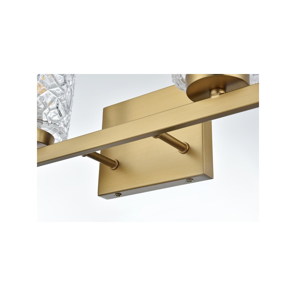 Cassie 14 inch Wall Sconce in Satin Gold. Picture 6