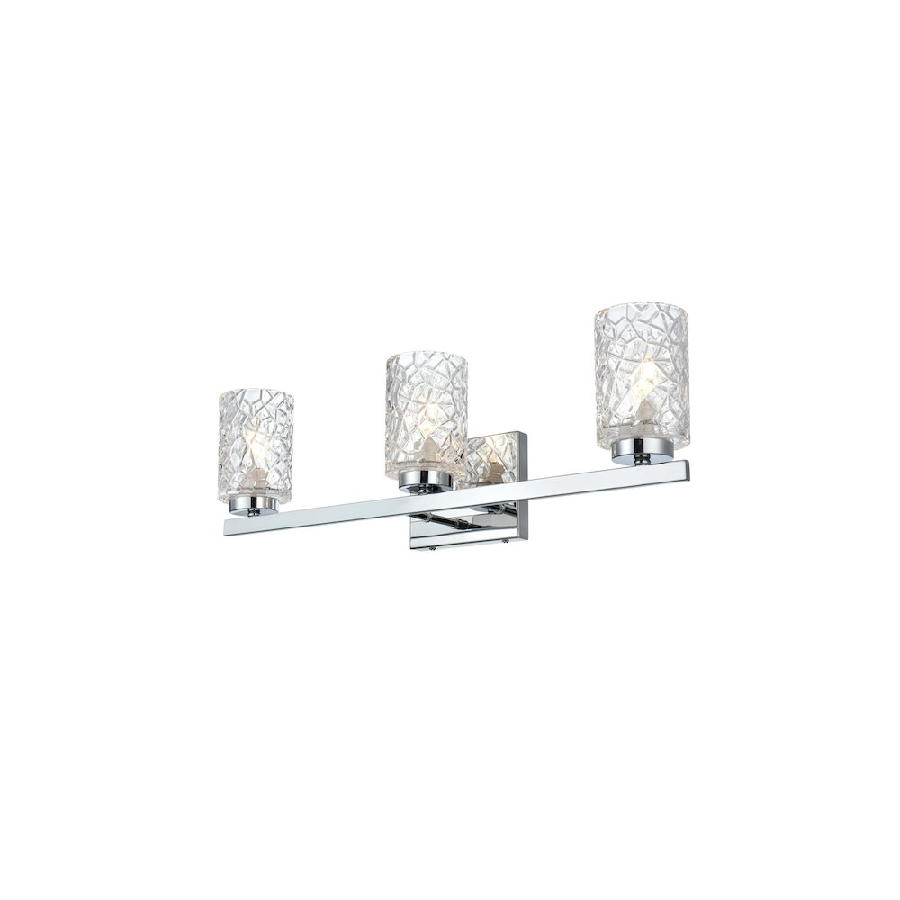 Cassie 24 inch Wall Sconce in Chrome. Picture 3