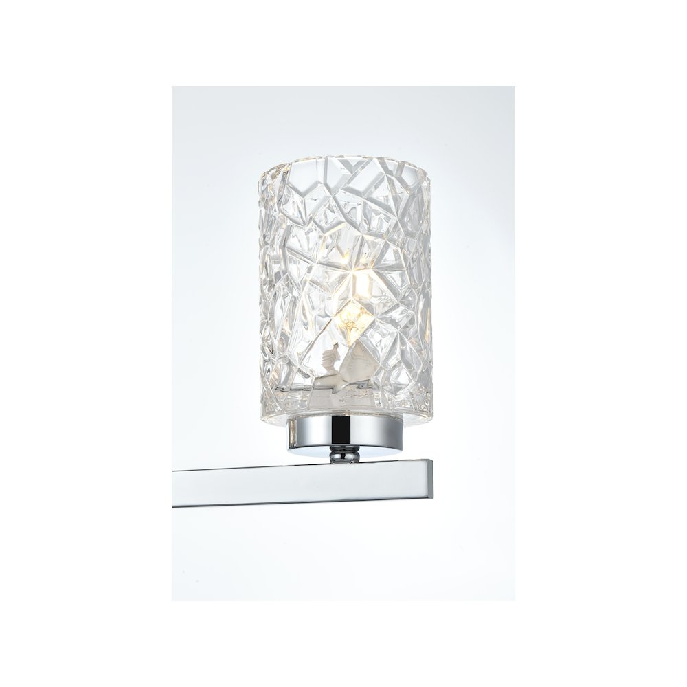Cassie 24 inch Wall Sconce in Chrome. Picture 4