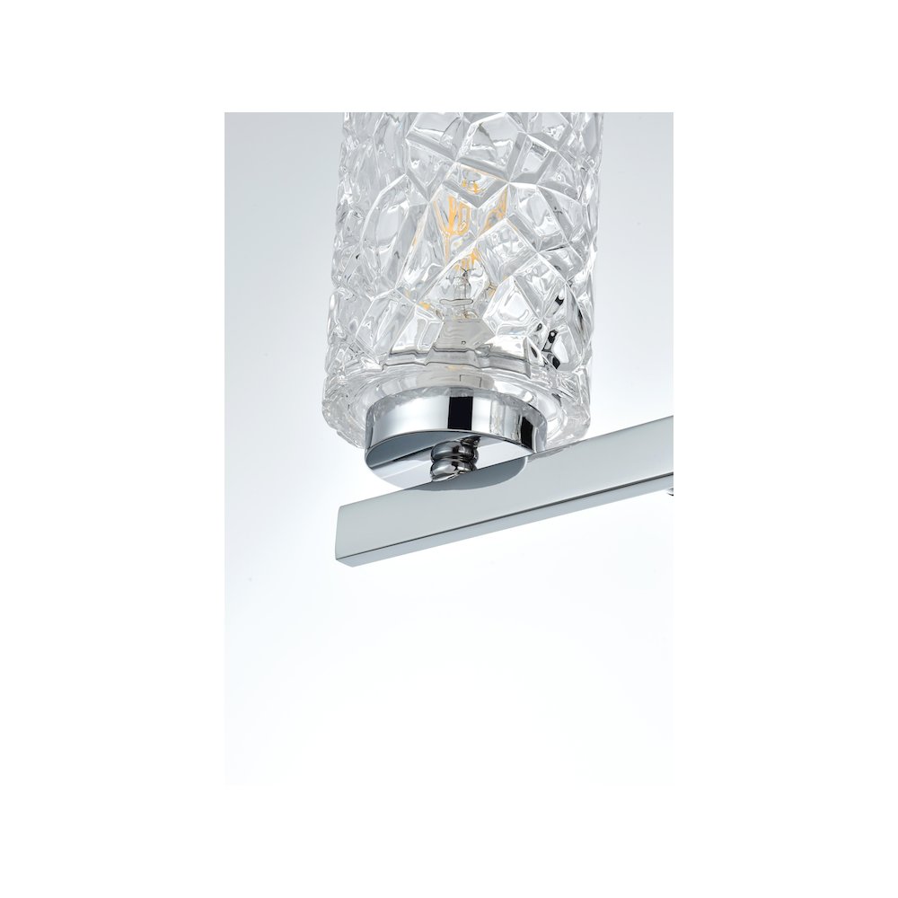 Cassie 24 inch Wall Sconce in Chrome. Picture 5