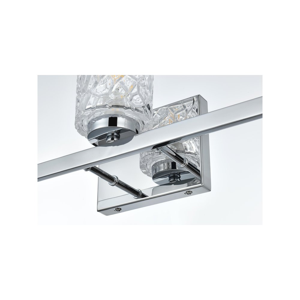 Cassie 24 inch Wall Sconce in Chrome. Picture 6