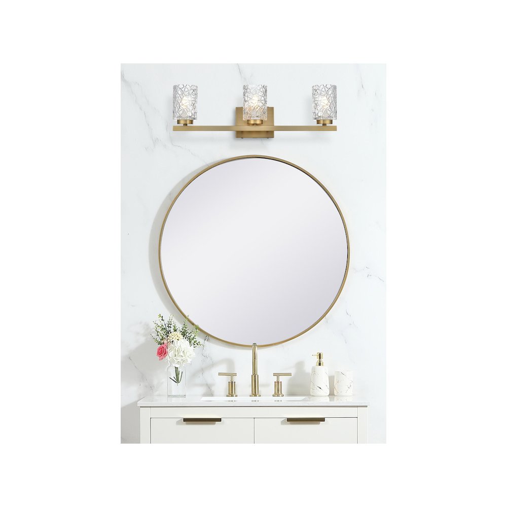 Cassie 24 inch Wall Sconce in Satin Gold. Picture 2