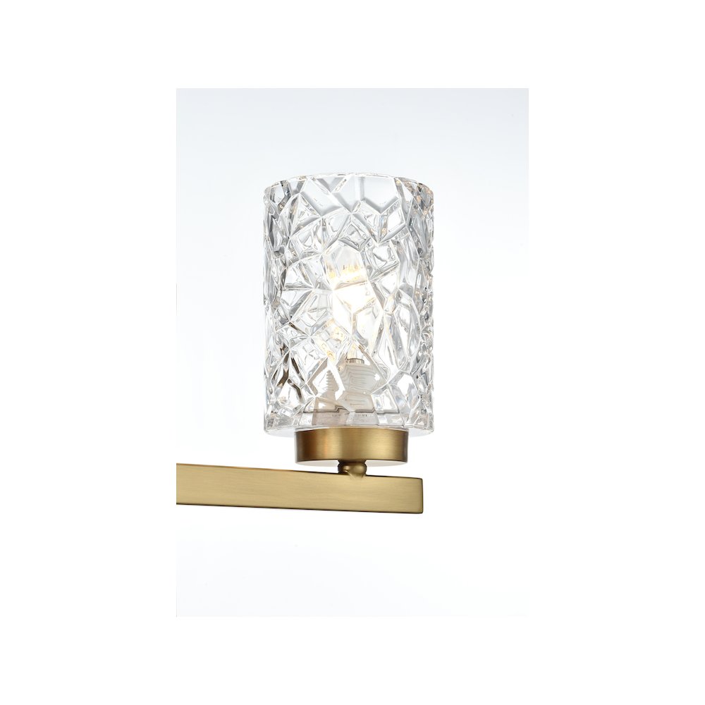 Cassie 24 inch Wall Sconce in Satin Gold. Picture 4