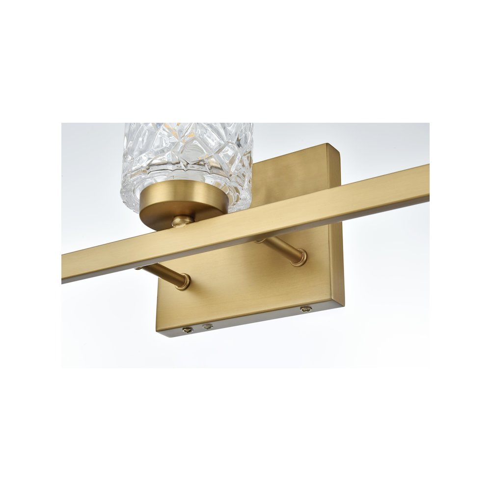 Cassie 24 inch Wall Sconce in Satin Gold. Picture 6