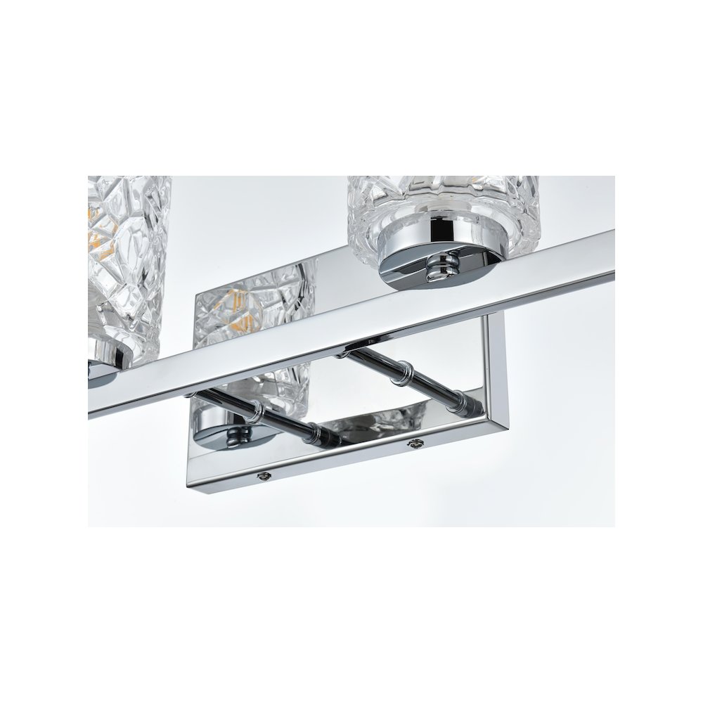 Cassie 31 inch Wall Sconce in Chrome. Picture 5