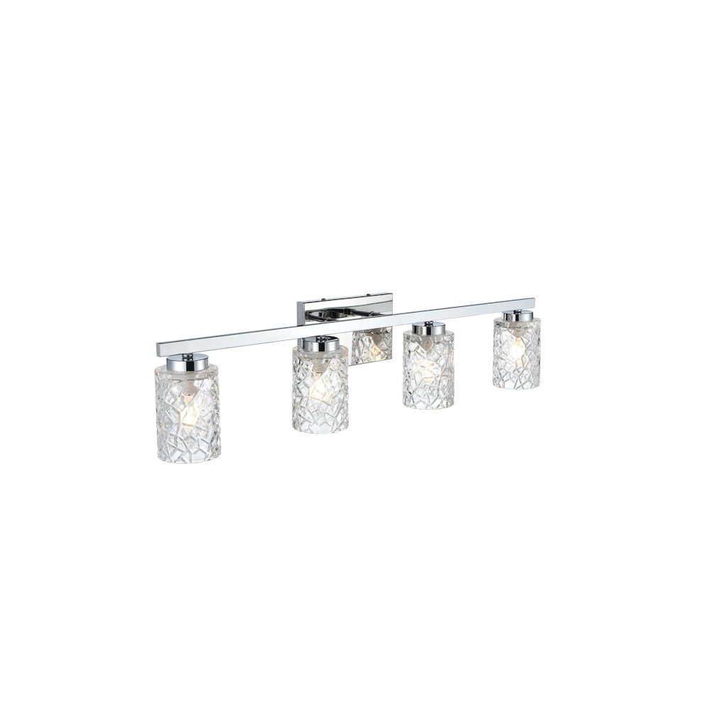 Cassie 31 inch Wall Sconce in Chrome. Picture 8