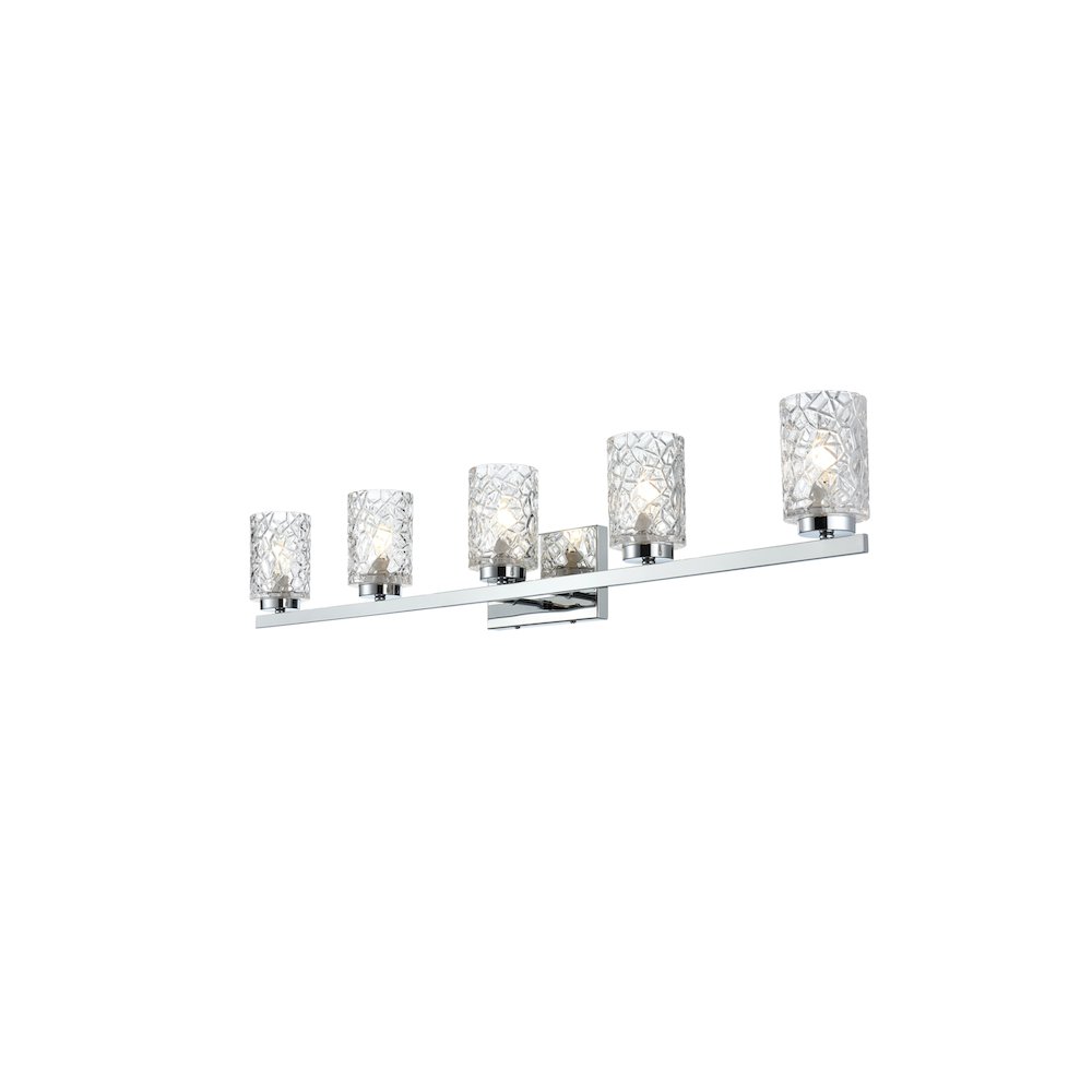 Cassie 41 inch Wall Sconce in Chrome. Picture 3