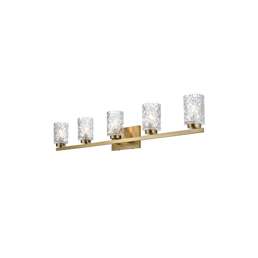 Cassie 41 inch Wall Sconce in Satin Gold. Picture 3