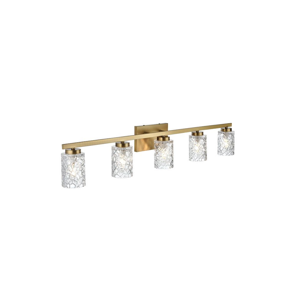 Cassie 41 inch Wall Sconce in Satin Gold. Picture 8