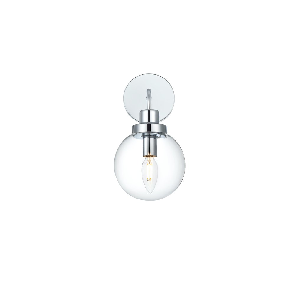 Hanson 6 inch Wall Sconce in Chrome. Picture 1